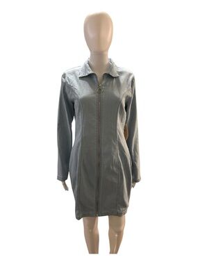 Blāshe Denim Zip-Front Women's Jacket Dress